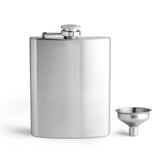 Stainless Steel Brushed Finish Flask